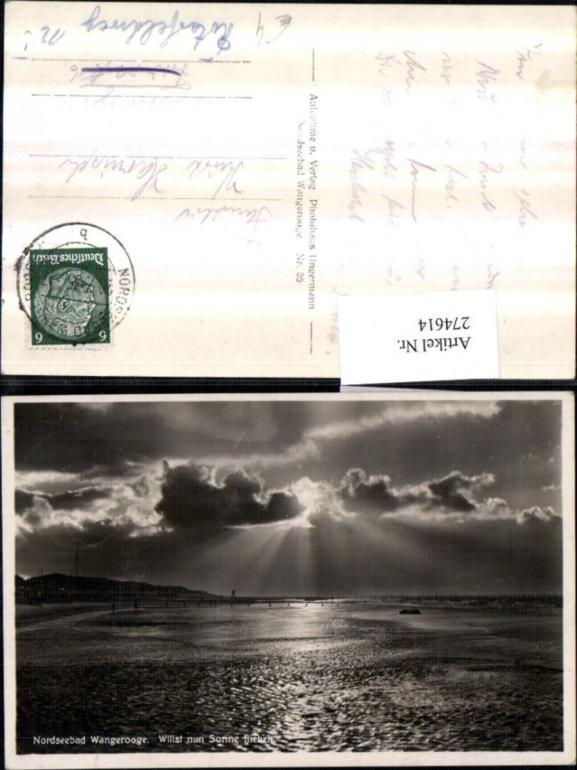 274614,Nordseebad Wangerooge Willst nun Sonne fliehen Sonnenuntergang Strand