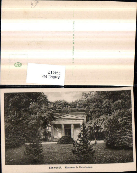 274617,Hannover Mausoleum in Herrenhausen