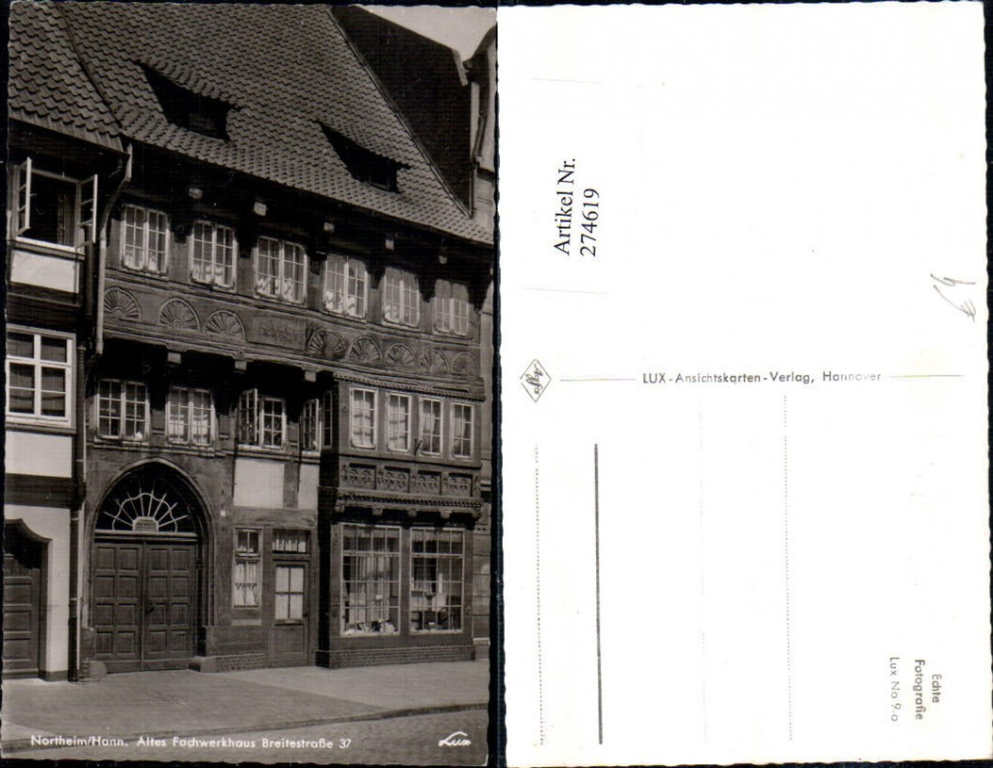 274619,Northeim Altes Fachwerkhaus in d. Breitestraße 37
