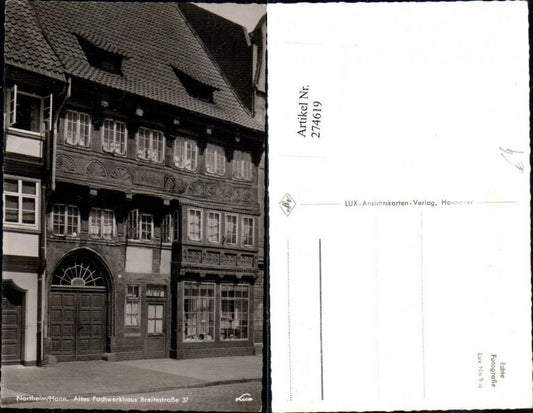 274619,Northeim Altes Fachwerkhaus in d. Breitestraße 37