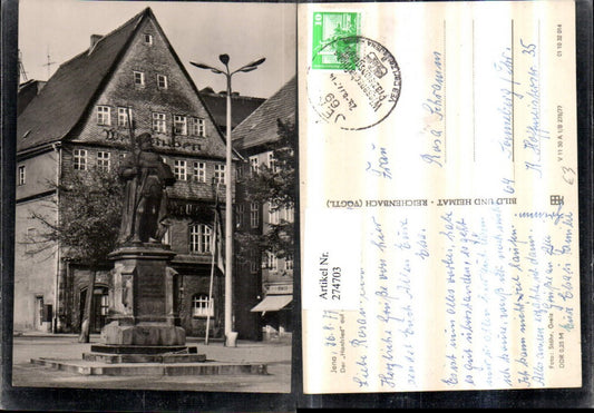274703, Jena The Hanfried on the market square Monument Wine tavern