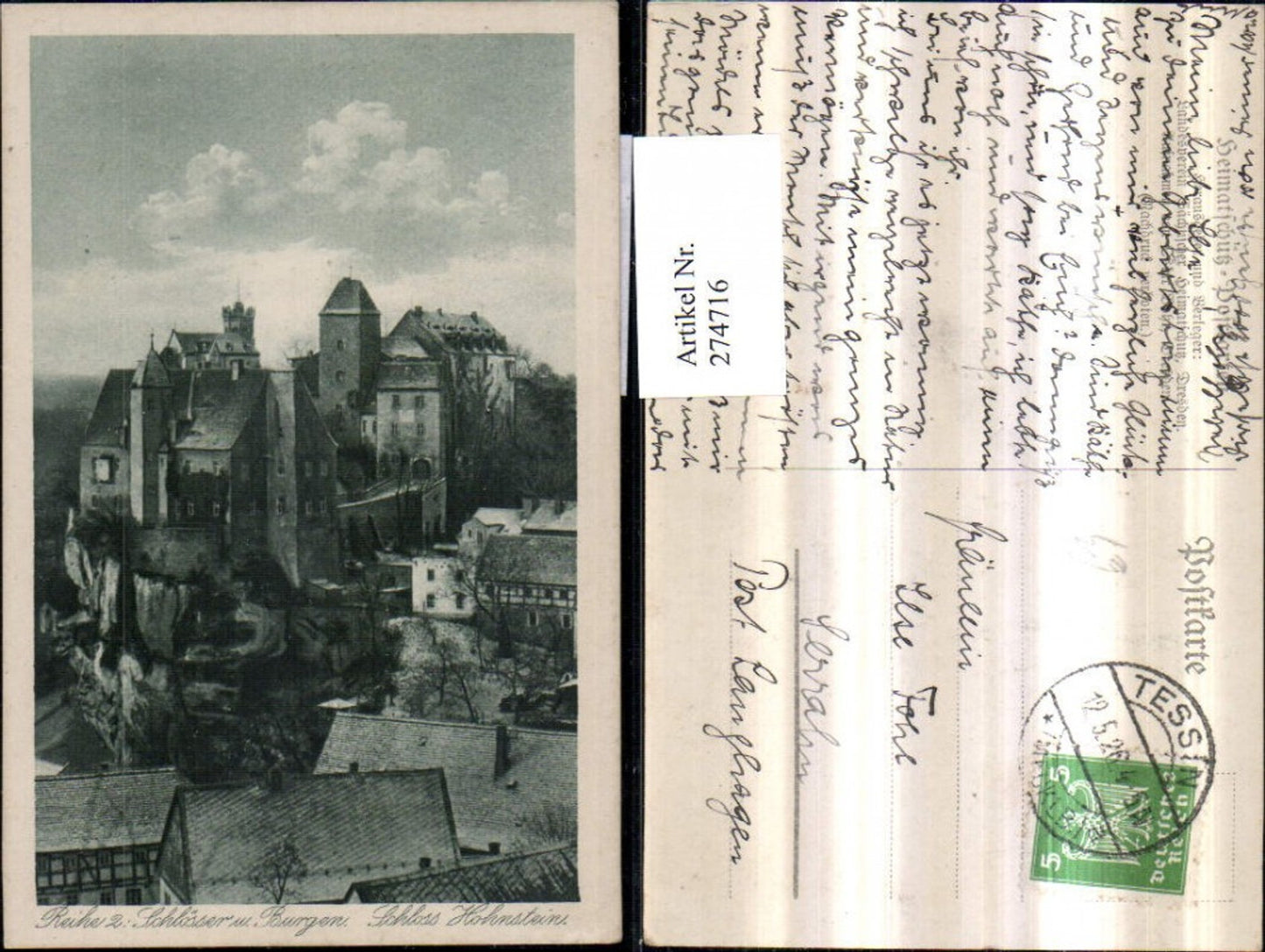 274716, Hohnstein Castle