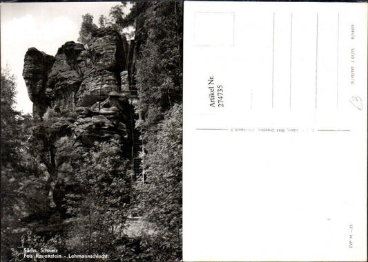 274735,Sächsische Schweiz Fels Rauenstein Lehmannschlucht