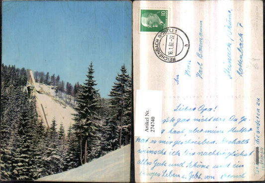 274740,Klingenthal Große Aschbergschanze Schanze Winterbild