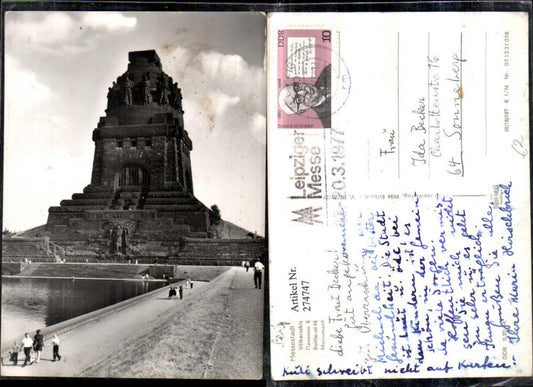 274747,Leipzig Völkerschlachtdenkmal Denkmal