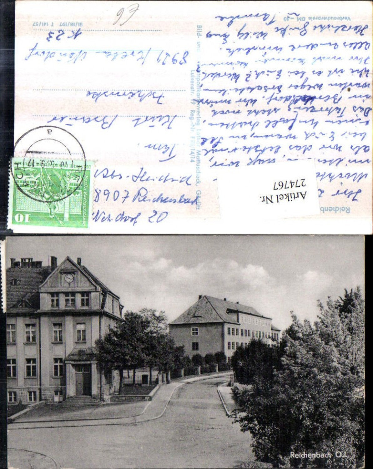 274767,Reichenbach Zentralschule Schule Gebäude