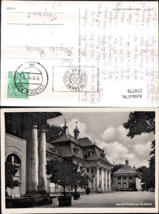 274778,Schloss Pillnitz b. Dresden