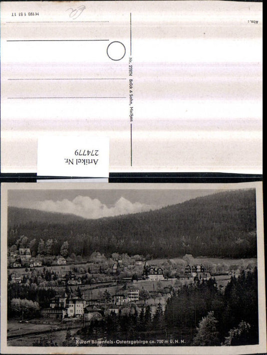 274779,Bärenfels im Osterzgebirge Teilansicht