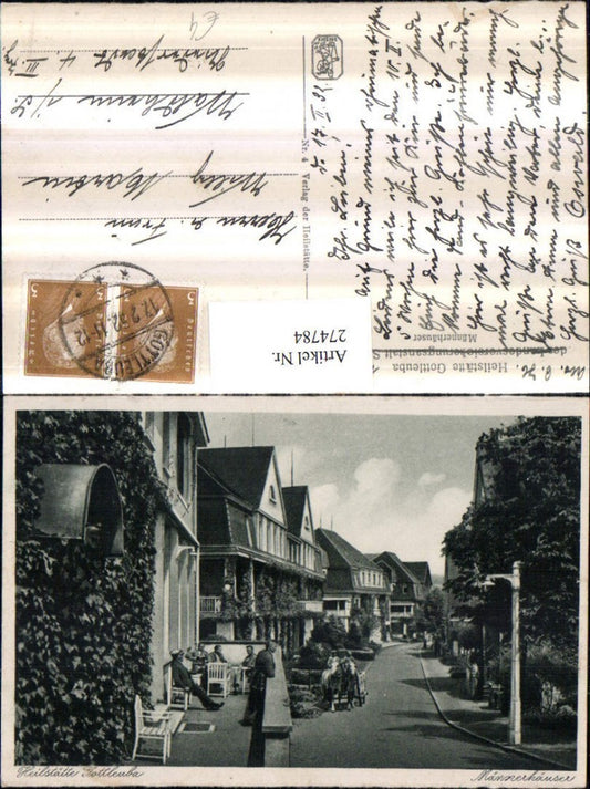 274784,Heilstätte Gottleuba Männerhäuser Straßenansicht