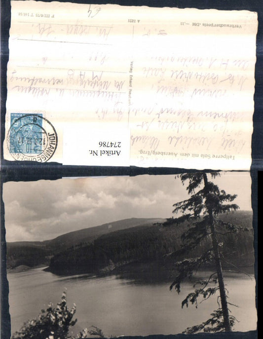 274786,Talsperre Sosa m. d. Auersberg im Erzgebirge