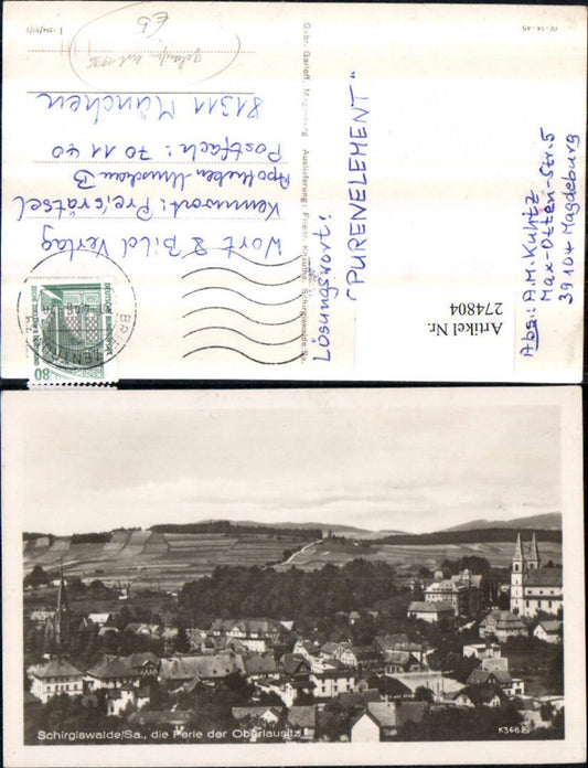 274804,Schirgiswalde Oberlausitz Totale gelaufen erst 1996