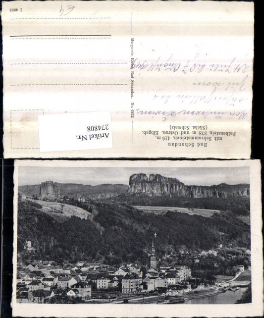 274808,Bad Schandau Totale m. Schramsteine Falkenstein
