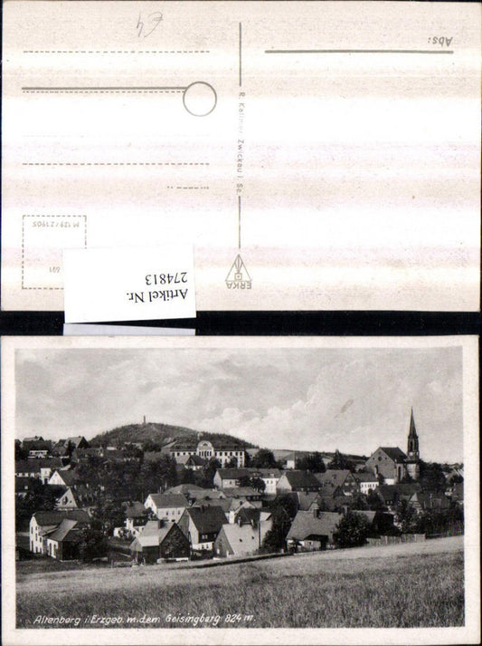 274813,Altenberg im Erzgebirge Totale m. d. Geisingberg