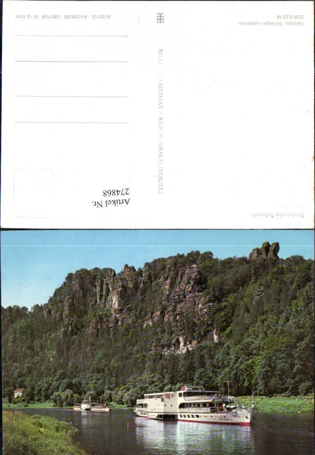 274868,Sächsische Schweiz An der Bastei Felsen Boot Schiff