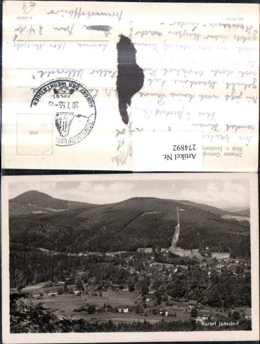 274892,Jonsdorf Totale Blick von Jonsberg