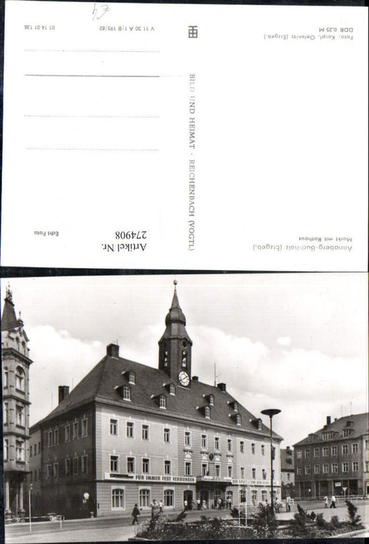 274908,Annaberg-Buchholz im Erzgebirge Markt m. Rathaus