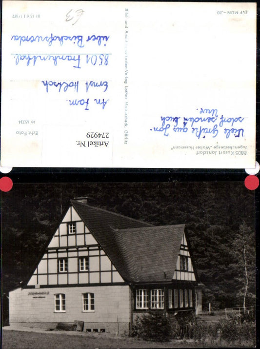 274929,Jonsdorf Jugendherberge Walter Husemann