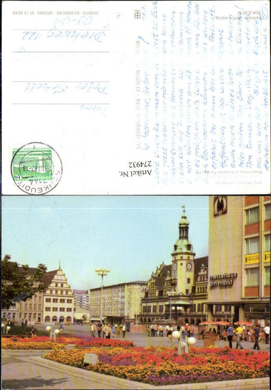 274932,Leipzig Altes Rathaus am Markt Messehaus