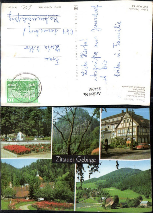 274961,Kurpark Lückendorf Berg Oybin u. Ort Jonsdorf Waltersdorf m. Lausche Mehrbildkarte