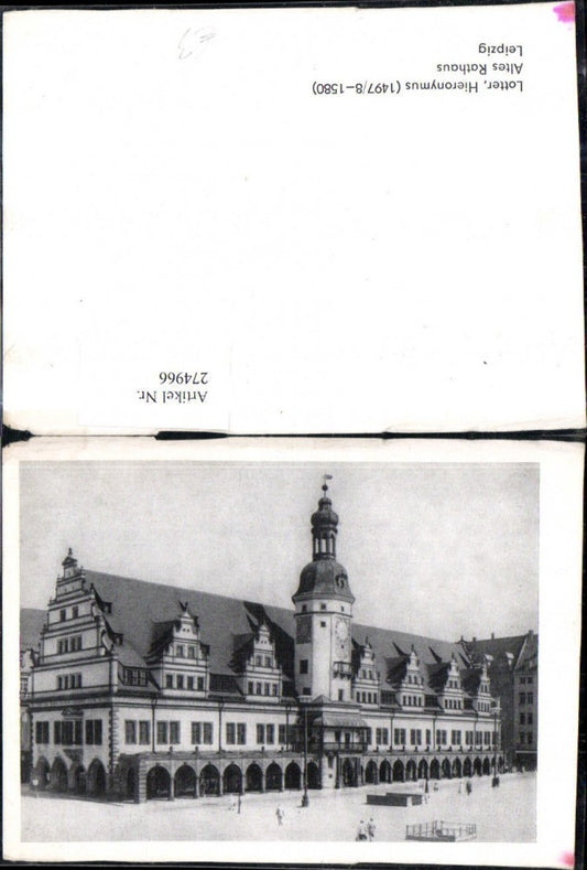 274966,Leipzig Altes Rathaus