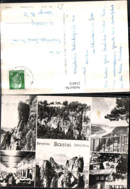 274973,Sächsische Schweiz Berghotel Bastei Brücke Felsen b. Rathen