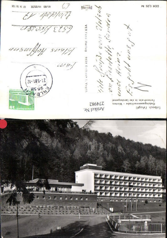274982,Erlbach im Vogtland Ferienheim in d. Landesgemeinde