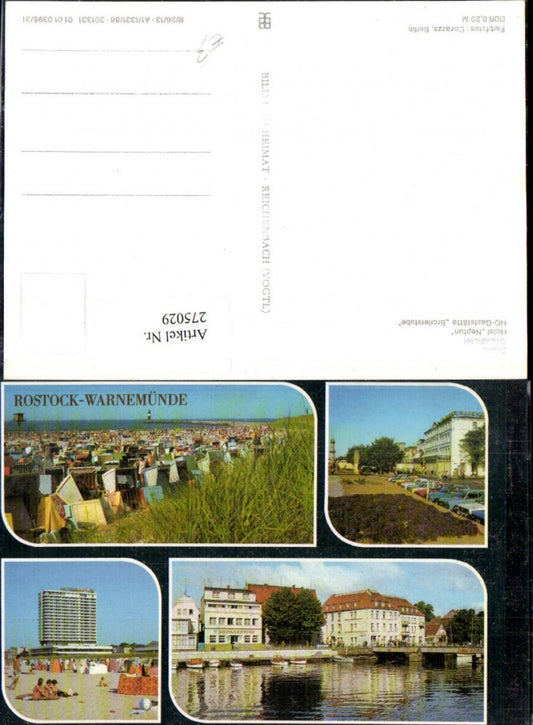 275029,Rostock Warnemünde Strand Strandhotel Hotel Neptun HO-Gastsätte Broilerstube Mehrbildkarte
