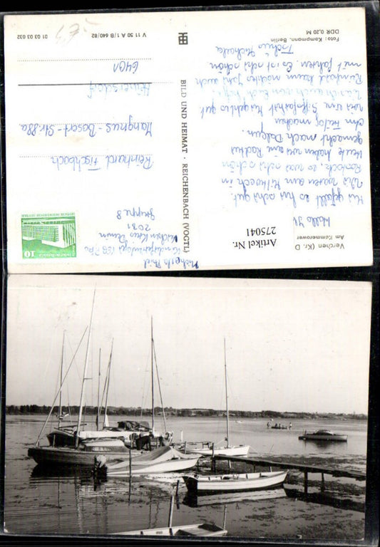 275041,Verchen Am Kummerower See Steg Segelboote Boote