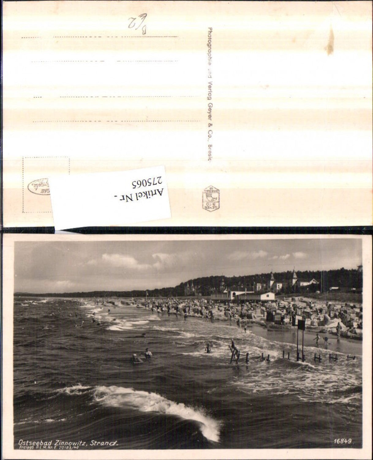 275065,Ostseebad Zinnowitz Strand Strandleben