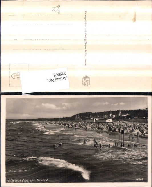 275065,Ostseebad Zinnowitz Strand Strandleben