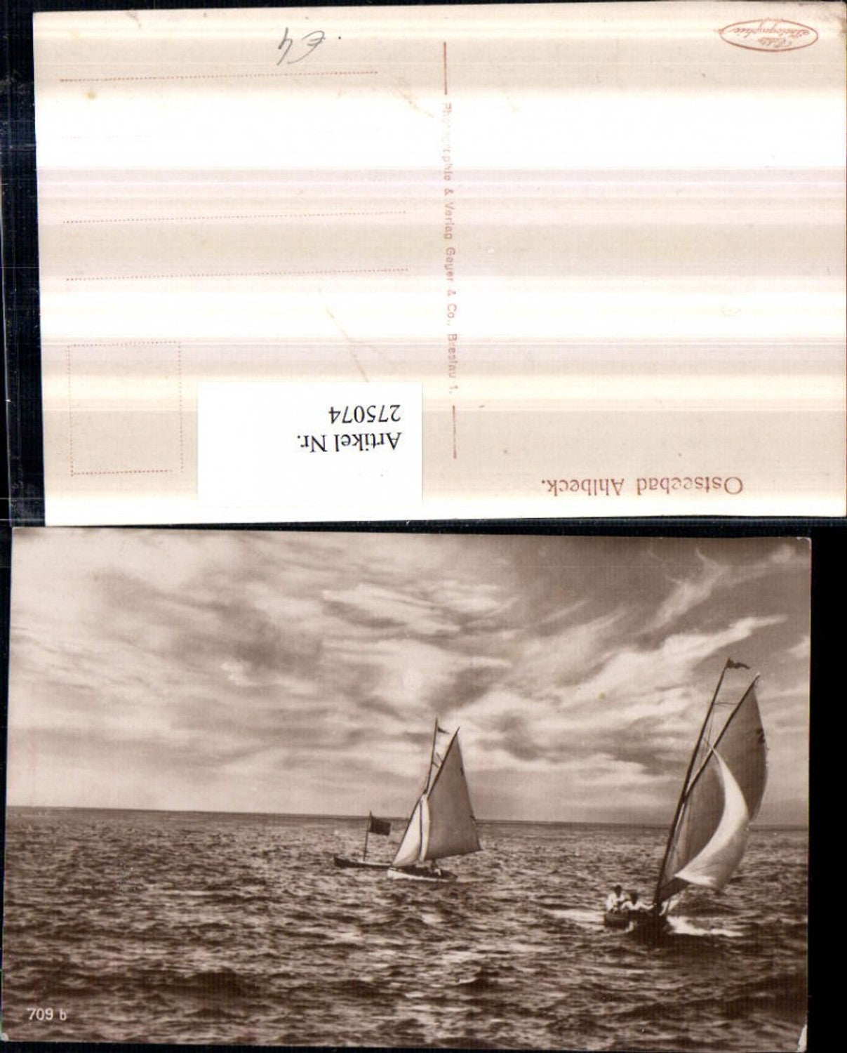 275074,Ostseebad Ahlbeck Meer Segelboote