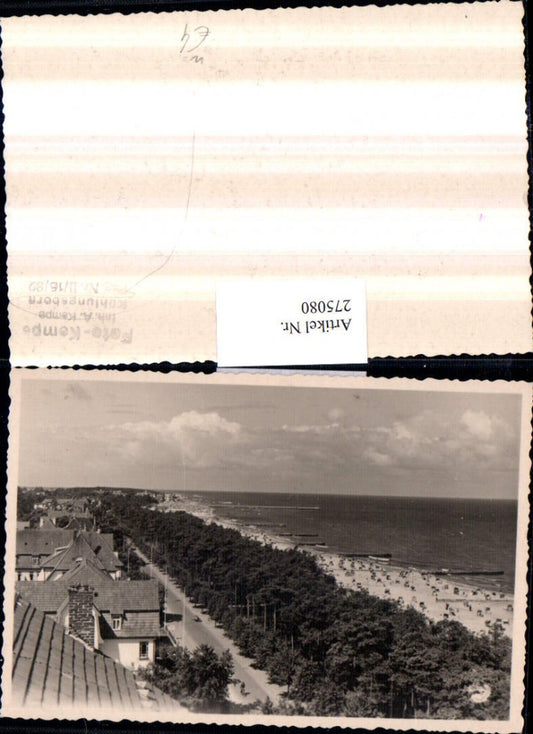 275080,Foto AK Kühlungsborn Blick auf d. Strand