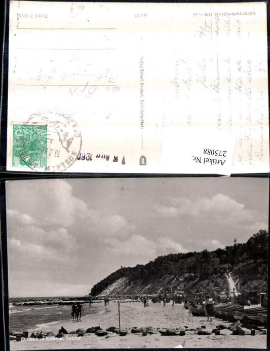 275088,Ostseebad Koserow Strand Strandleben Boote