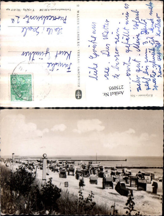 275095,Kölpinsee Strand Strandleben Strandkörbe