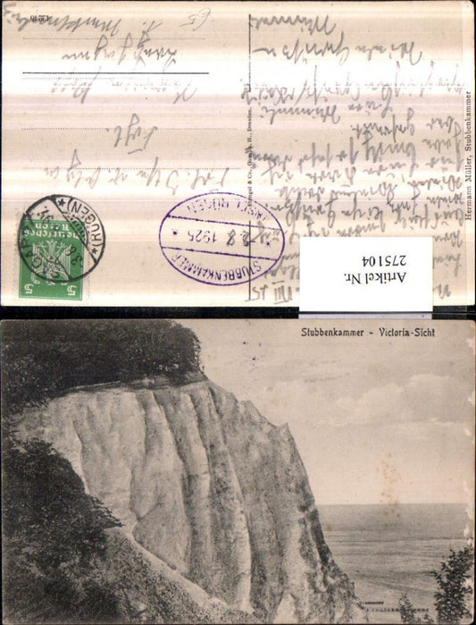 275104,Insel Rügen Stubbenkammer Victoria-Sicht Steilküste
