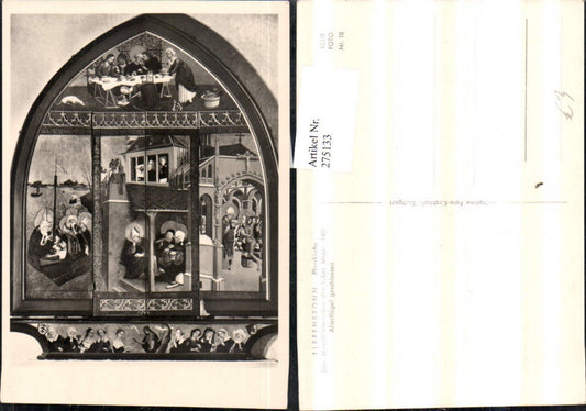 275133, Tiefenbronn Parish Church Magdalenen Altar by Lukas Moser Altar wings closed