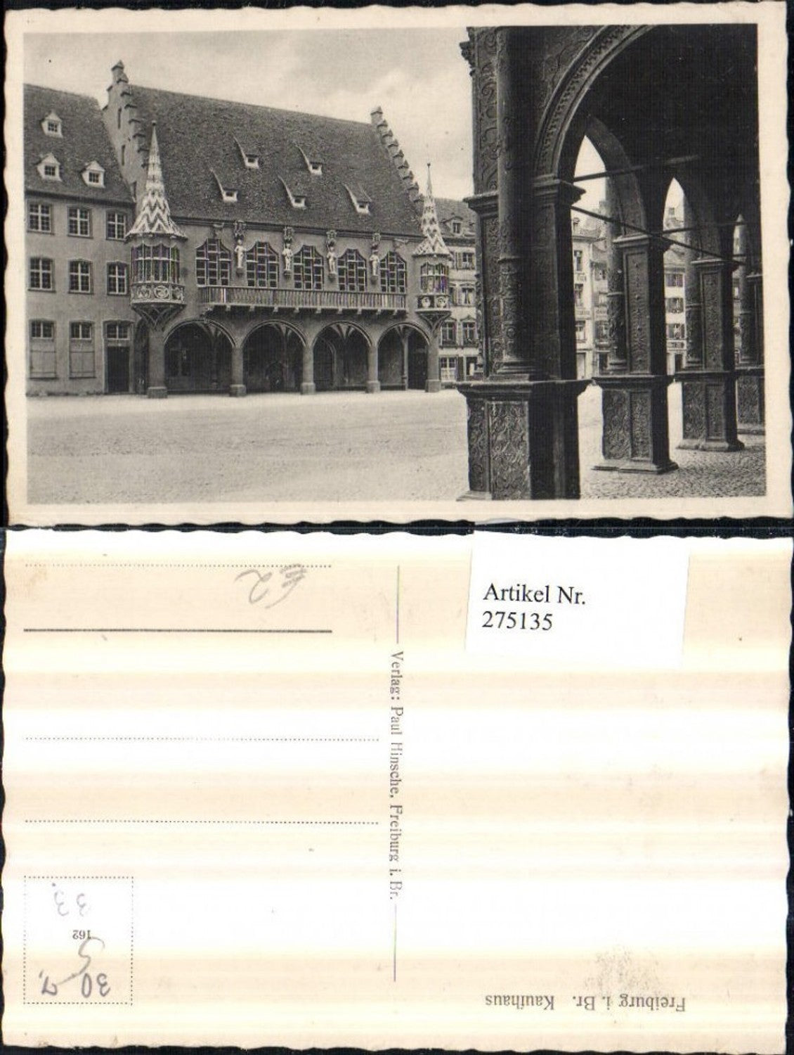 275135,Freiburg im Breisgau Kaufhaus Arkaden Erker