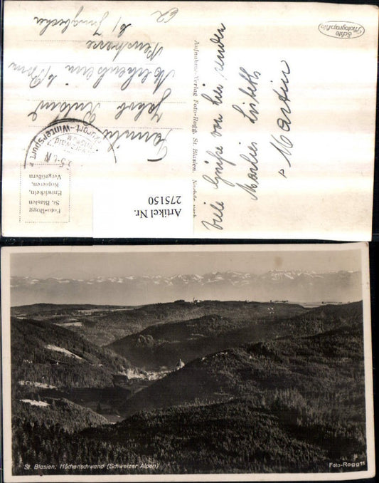 275150, St. Blasien Höchenschwand in the Swiss Alps