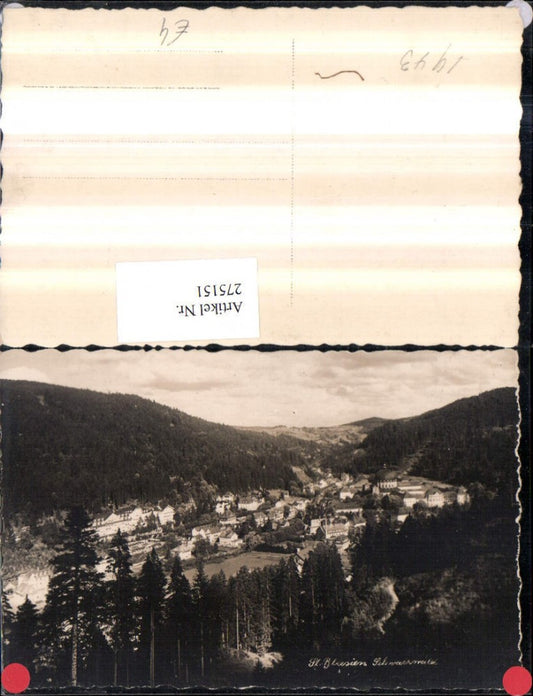 275151, St. Blasien in the Black Forest (Total)