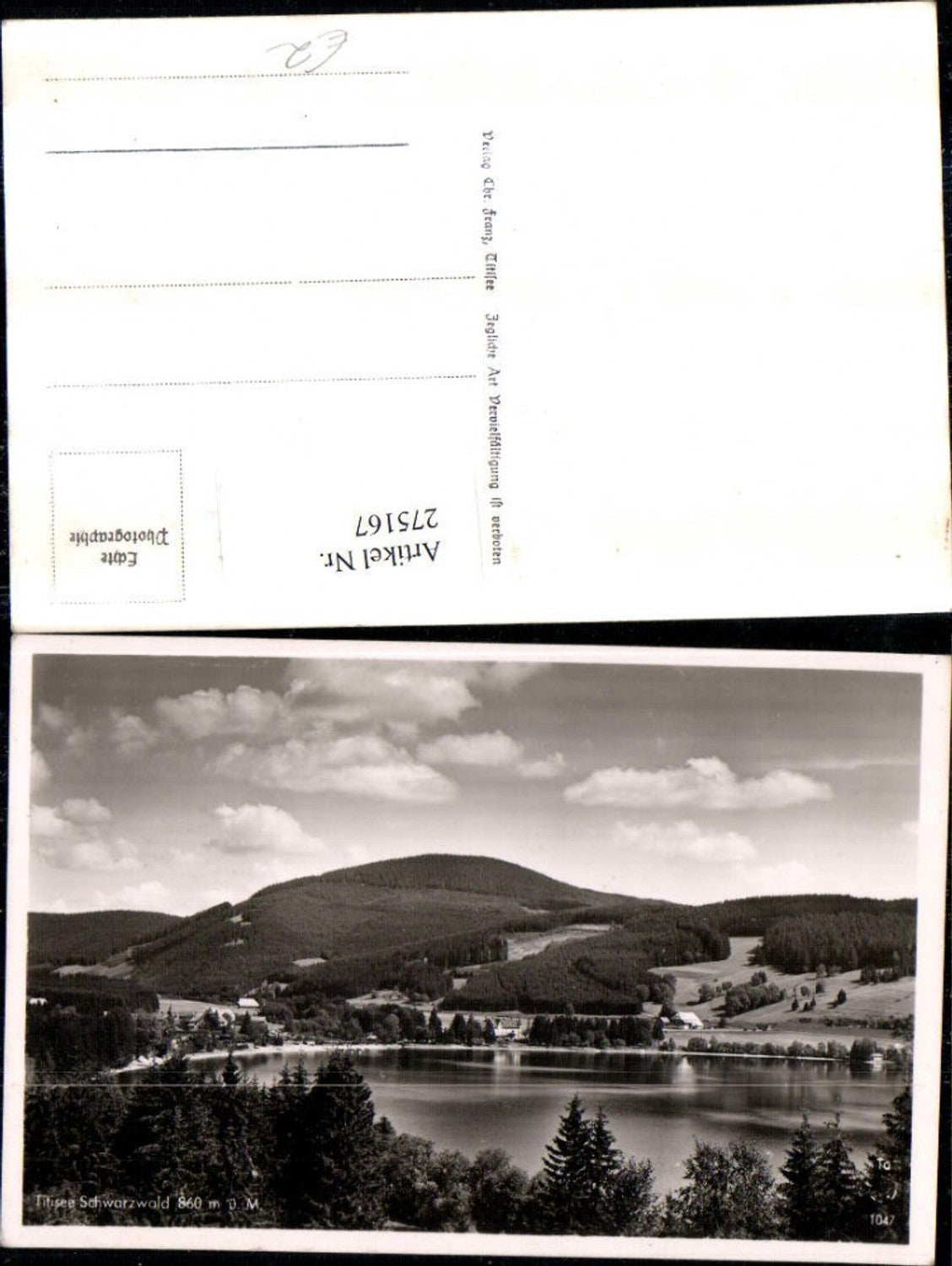 275167, Titisee in the Black Forest, Total