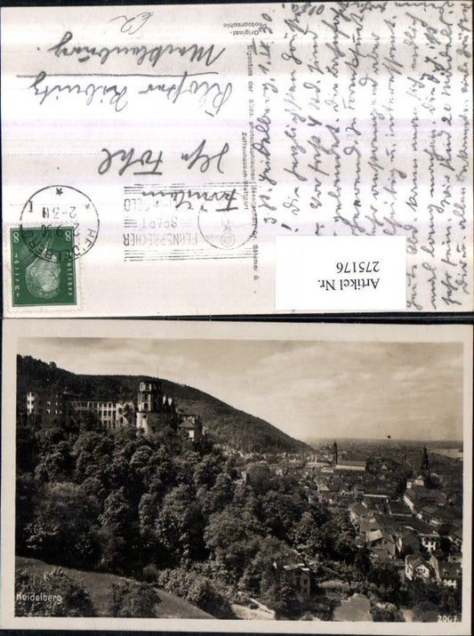 275176,Heidelberg Long shot with castle