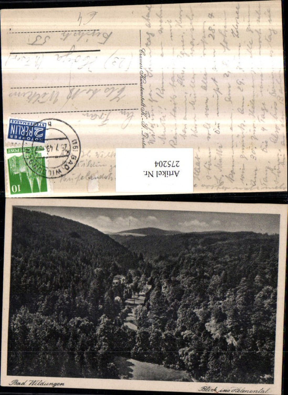 275204,Bad Wildungen Blick ins Helenental