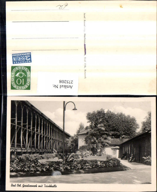 275208,Bad Orb Gradierwerk m. Trinkhalle