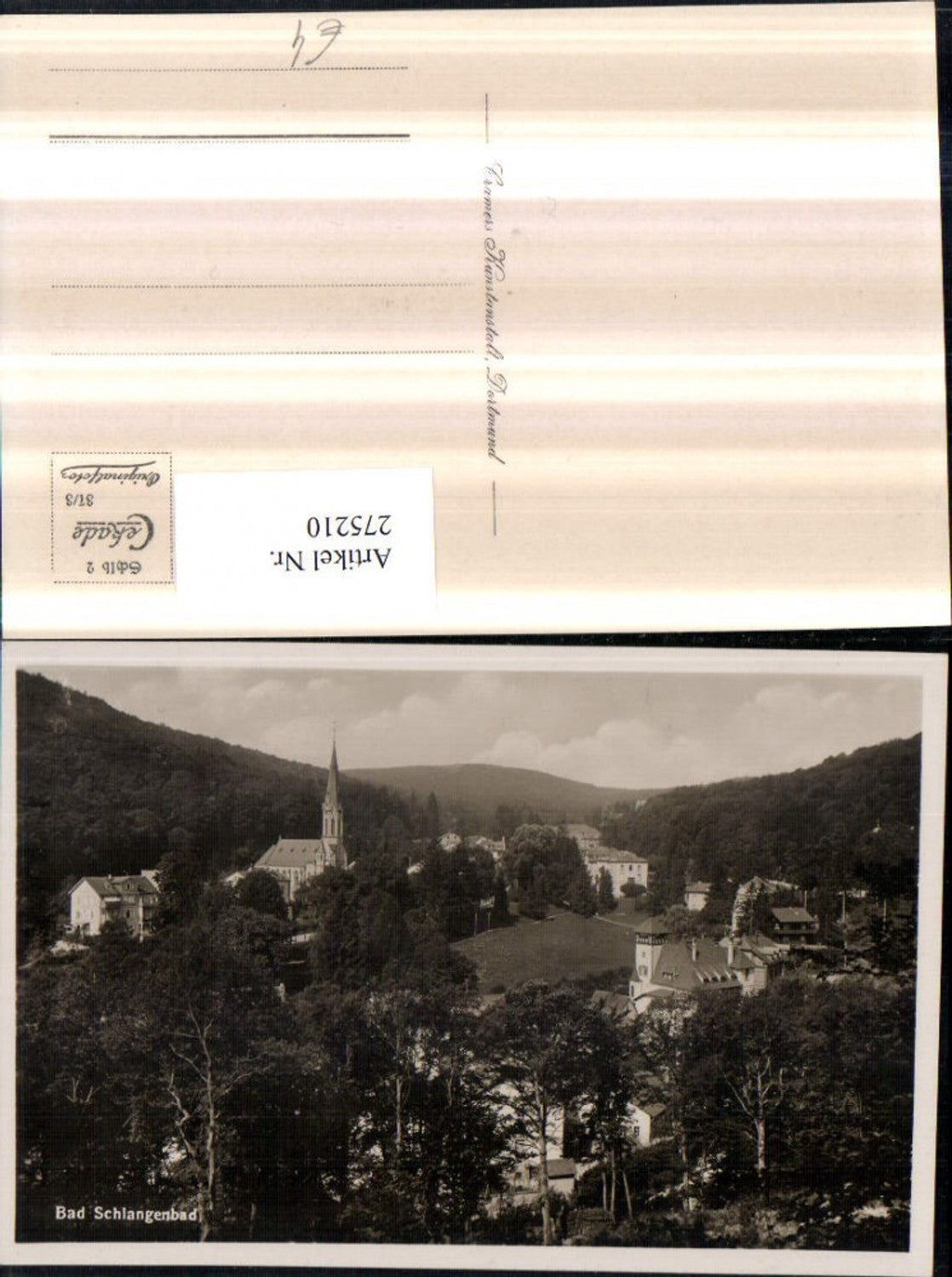 275210,Bad Schlangenbad Totale