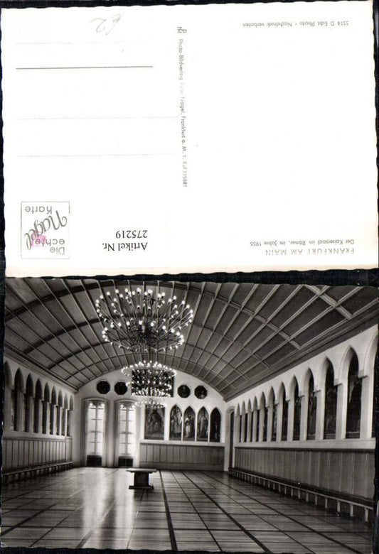 275219,Frankfurt am Main Kaisersaal d. Römer Innenansicht