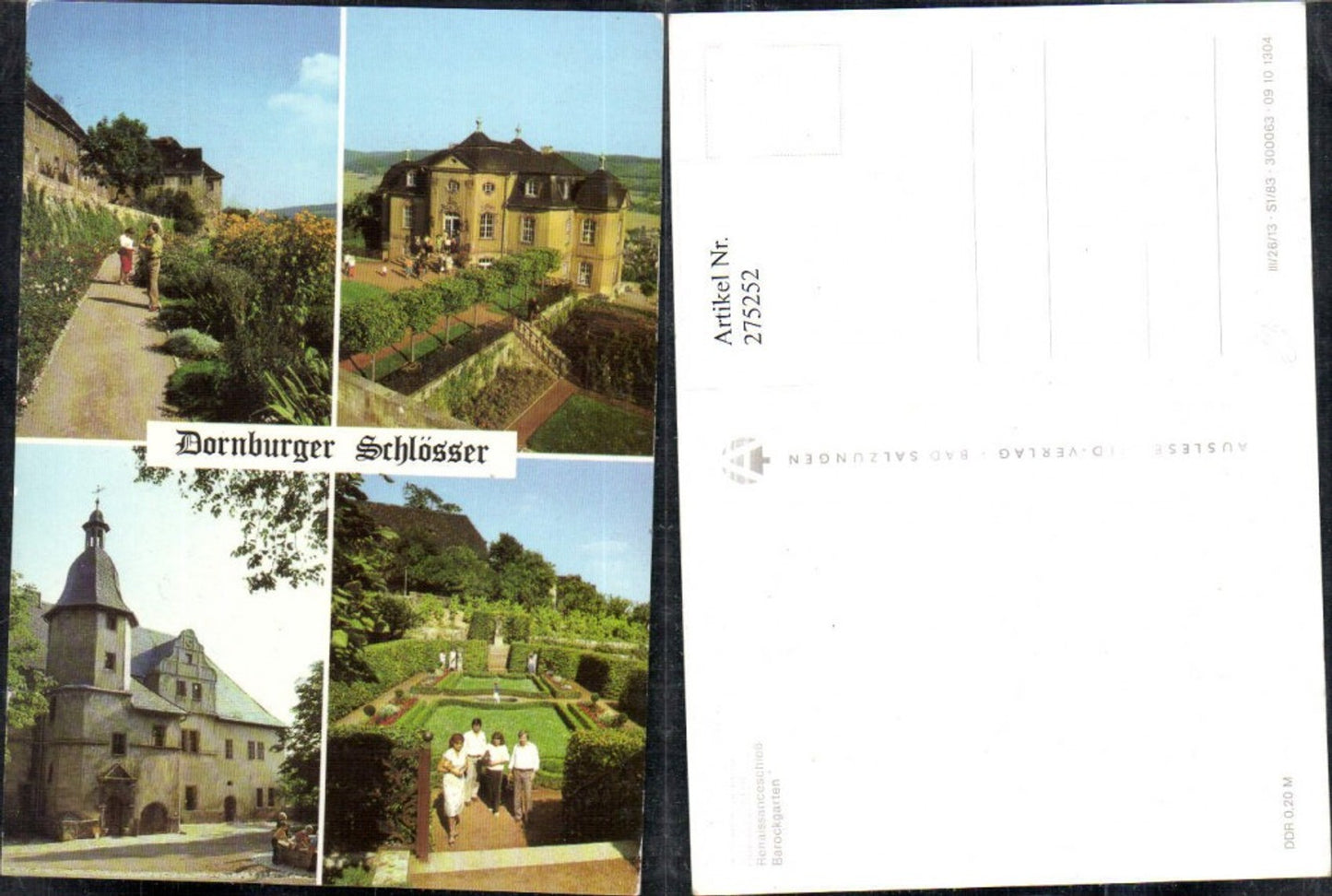 275252, Dornburg Castles Rococo Castle Renaissance Castle Baroque Garden Multi-image map