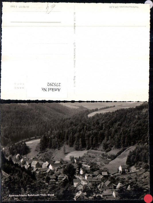 275292, Rohrbach in the Thuringian Forest Total