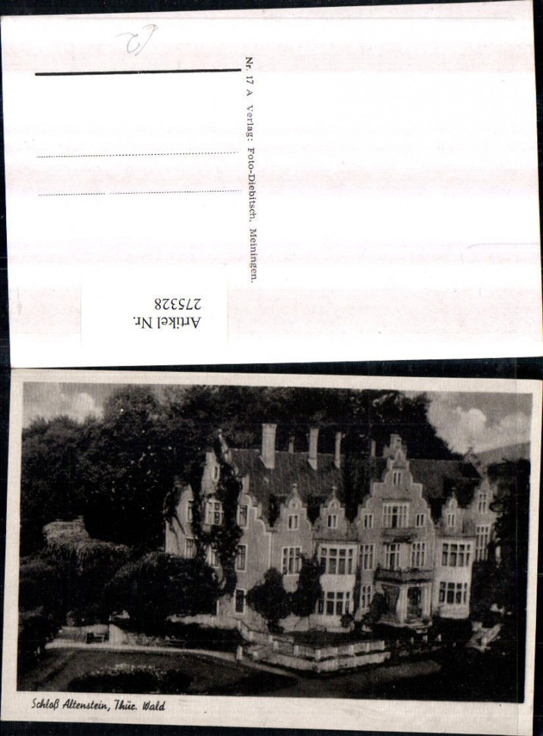 275328, Altenstein Castle in the Thuringian Forest