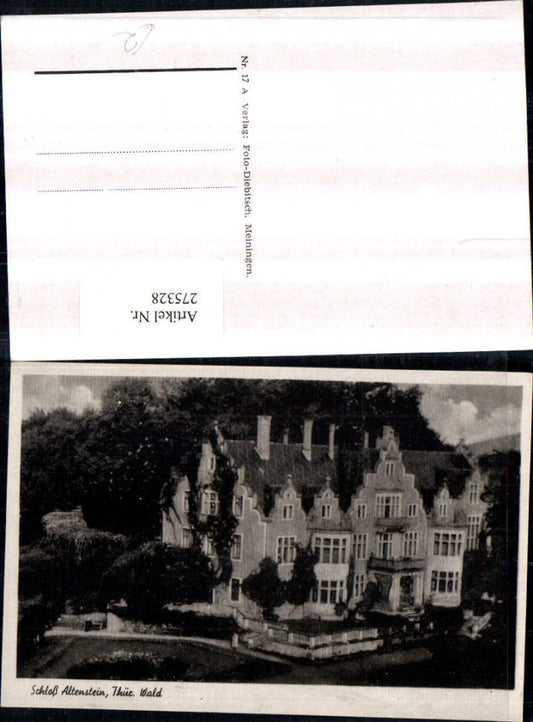 275328, Altenstein Castle in the Thuringian Forest