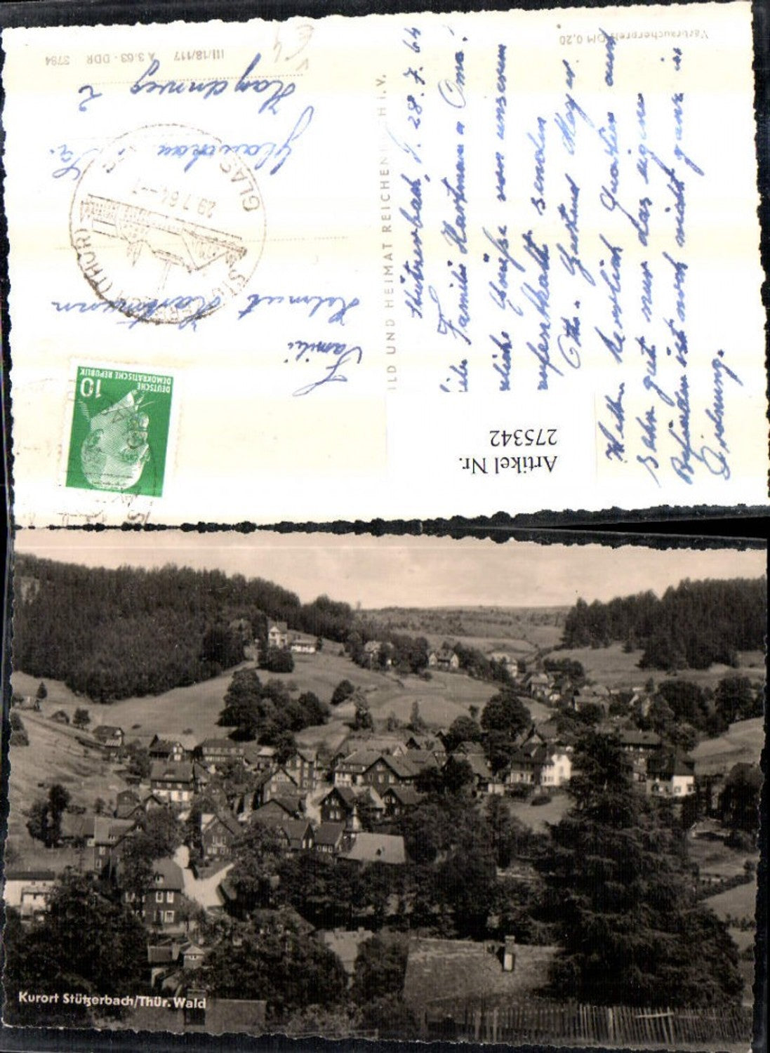 275342, Stützerbach in the Thuringian Forest Totale pub VEB